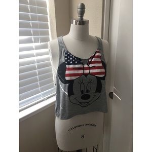 4th of July themed Minnie tank top